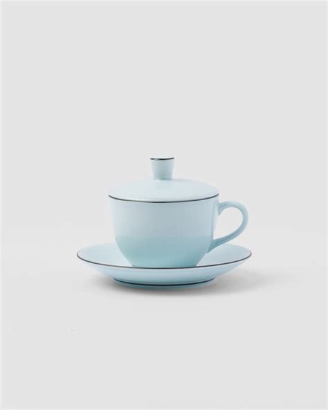 Celadon Light Blue Porcelain tea cup 